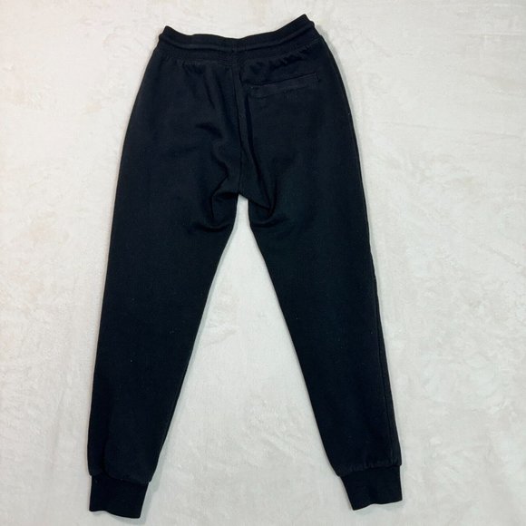 Urban Heritage Youth L Black Jogger Elastic Waist Drawstring Casual Sweatpants - Picture 9 of 12